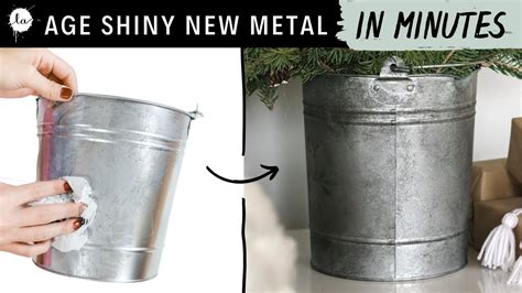 how to age old metals